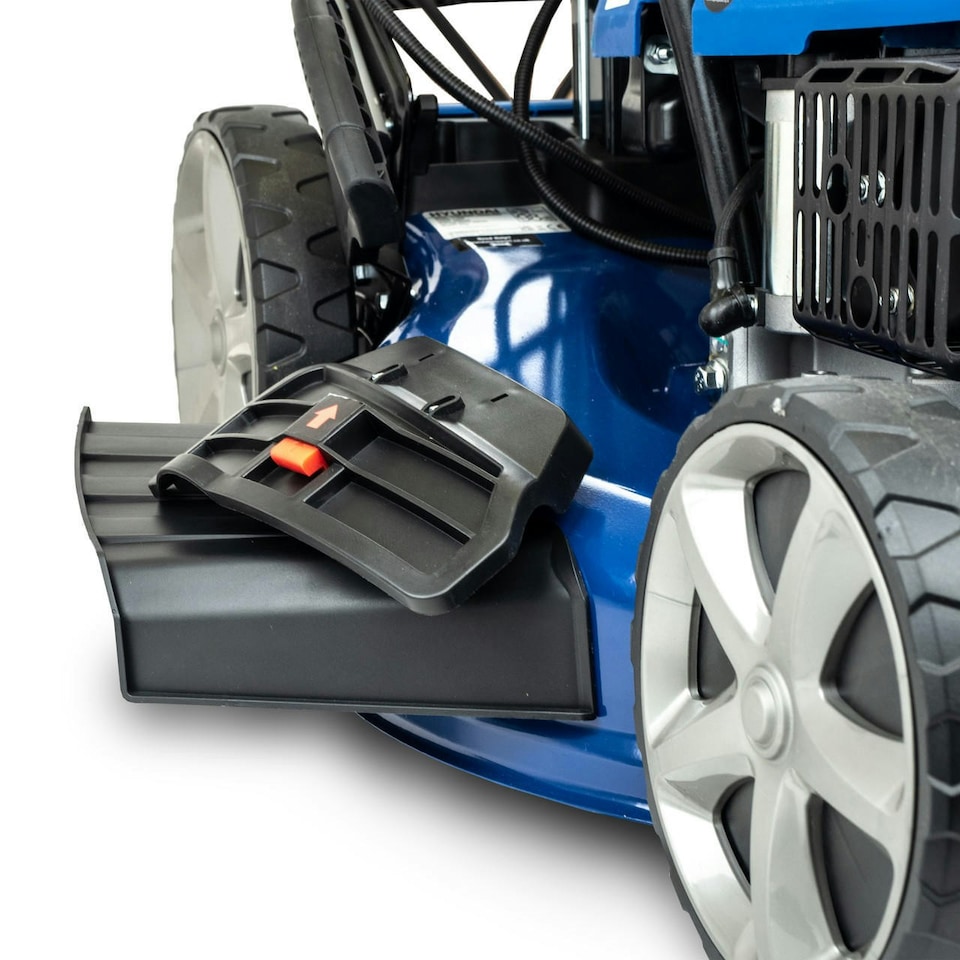 image 1 of Hyundai 22”/56cm 196cc 4-in-1 Electric-Start Self-Propelled Petrol Lawnmower | HYM560SPE