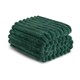 image 4 of Ribbed Jacquard Fleece Bed Blanket Throw 150x200cm