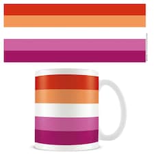 PRIDE (LESBIAN) FLAG WRAP MUG - MUGS - PRIDE N/A