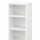 image 4 of 6 Tier White Wooden CD DVD Game Book Shelf Storage Tower Rack - Fits 102 CDs