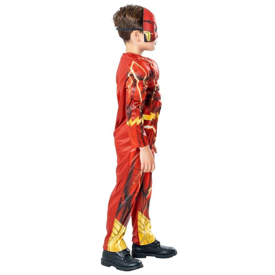 image 1 of Flash Childrens/Kids Costume - Red/Gold - 3-4 Years 3