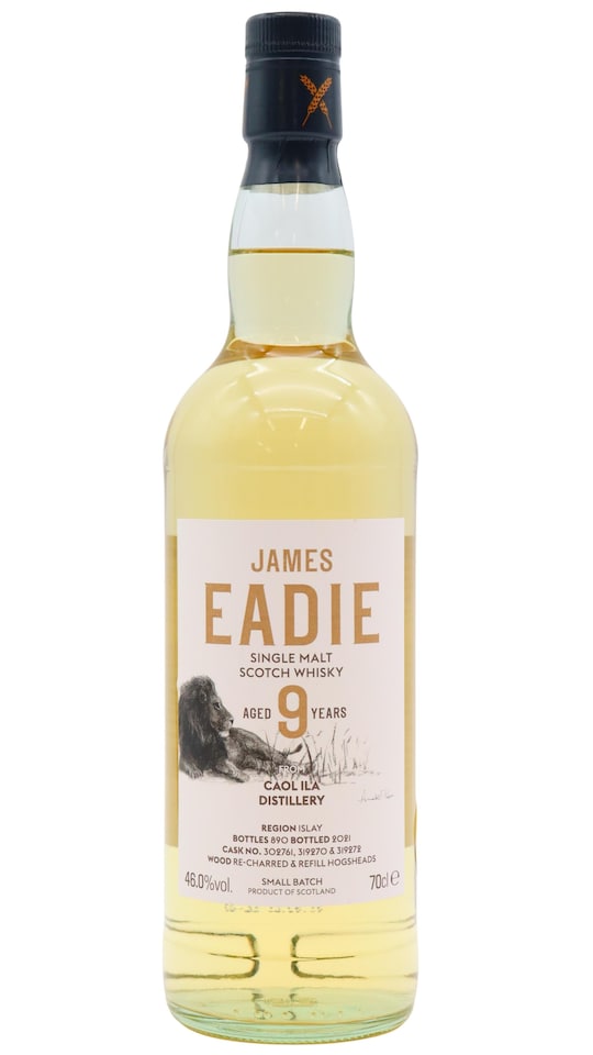 Caol Ila - James Eadie - Autumn 2021 Release Small Batch 2012 9 year old Whisky