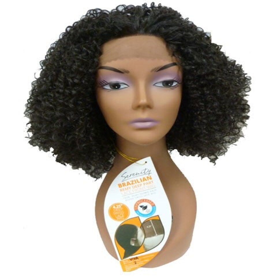 Serenity Brazilian Remi Deep Part Blended HH Viva Swiss Lace Wig Multi | BL950 | One Size
