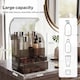 image 5 of ilus Makeup Storage Organiser Acrylic Cosmetics Organizer Transparent Black | Black | Black
