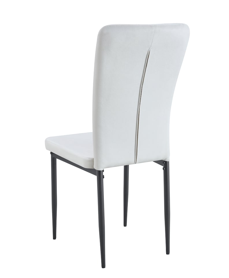 image 1 of MCC Direct Set of 6 Velvet Dining Chairs Upholstered Kitchen Accent Chairs Elle