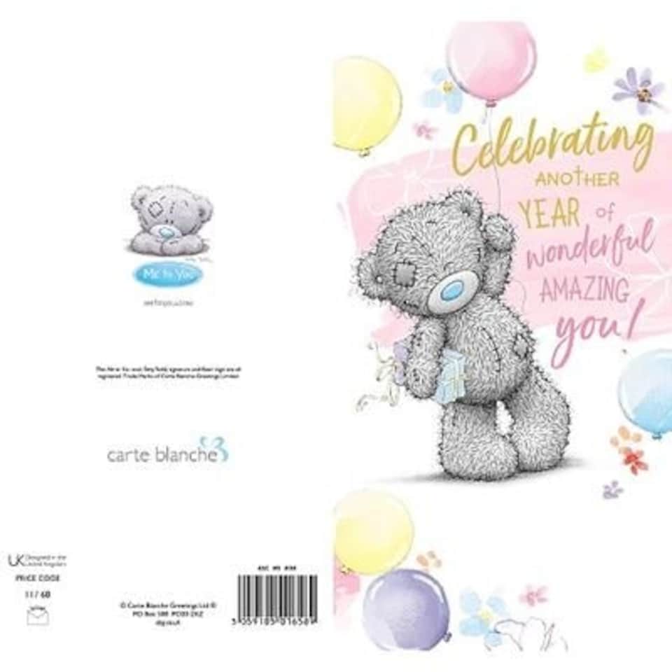 image 1 of Me To You Bear Celebrating Another Year Birthday Card