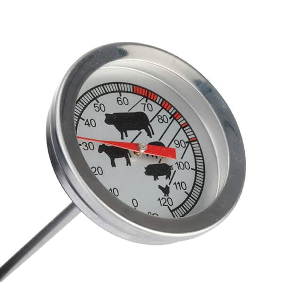 image 1 of Just The Thing Stainless Steel Meat Thermometer
