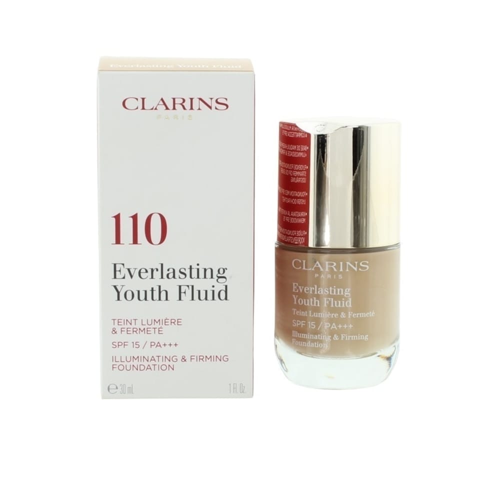 image 1 of Clarins Everlasting Youth Fluid Foundation 110 Honey