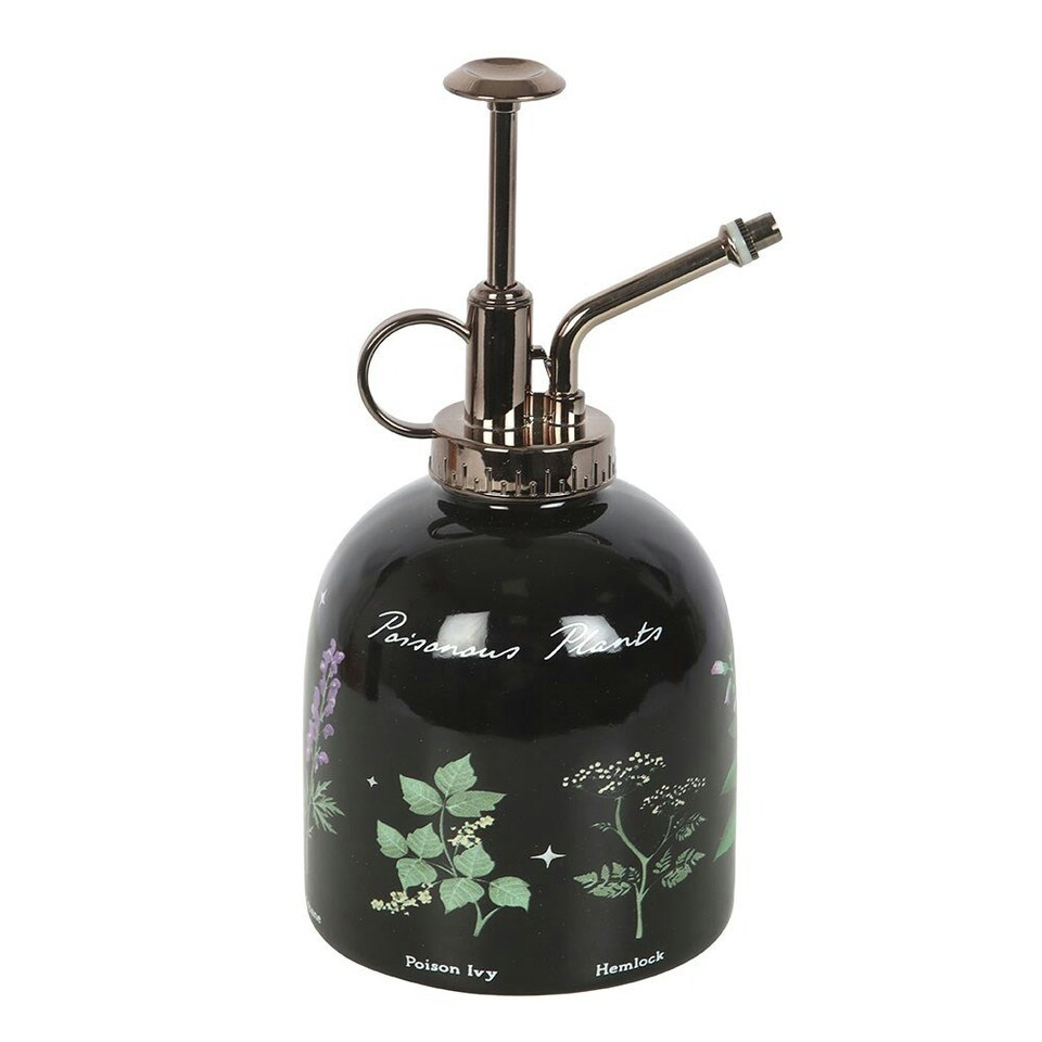 image 1 of Something Different Poisonous Plants Ceramic Plant Mister - Black - One Size