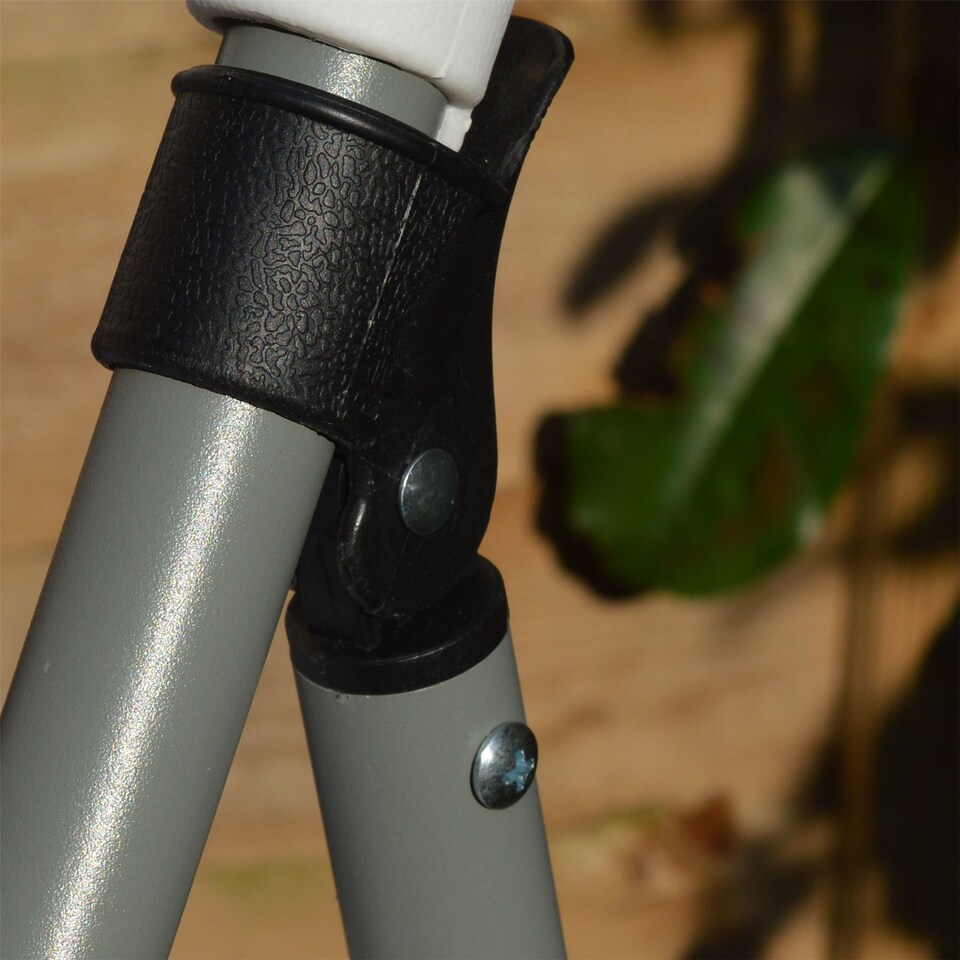 image 1 of Harbour Housewares Folding Trestle Chairs - White - Pack of 4 | White | White