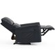 image 4 of Madrid Manual Recliner Air Leather Chair | Black | Black | One Size
