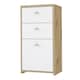 image 3 of Best Chest Storage Cabinet 2 Drawers 1 Door in Artisan Oak/White