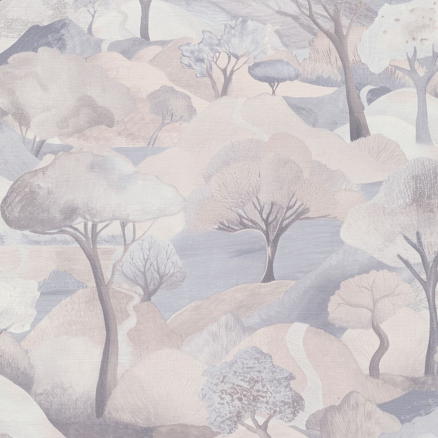Erismann Gentle Landscape Vinyl Textured Wallpaper Brown Beige 1