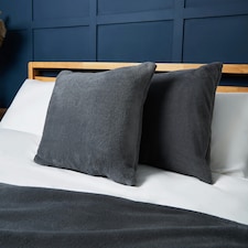 BHS Microfleece Cushion, Charcoal