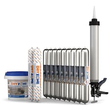 Dryzone Damp Proofing DPC Injection Kit System - Rising Damp Treatment & Re Plastering Kit