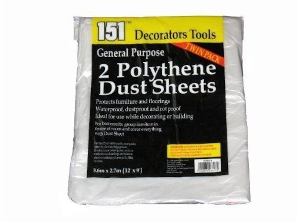 image 1 of General Purpose 2 Polythene Dust Sheets, tool