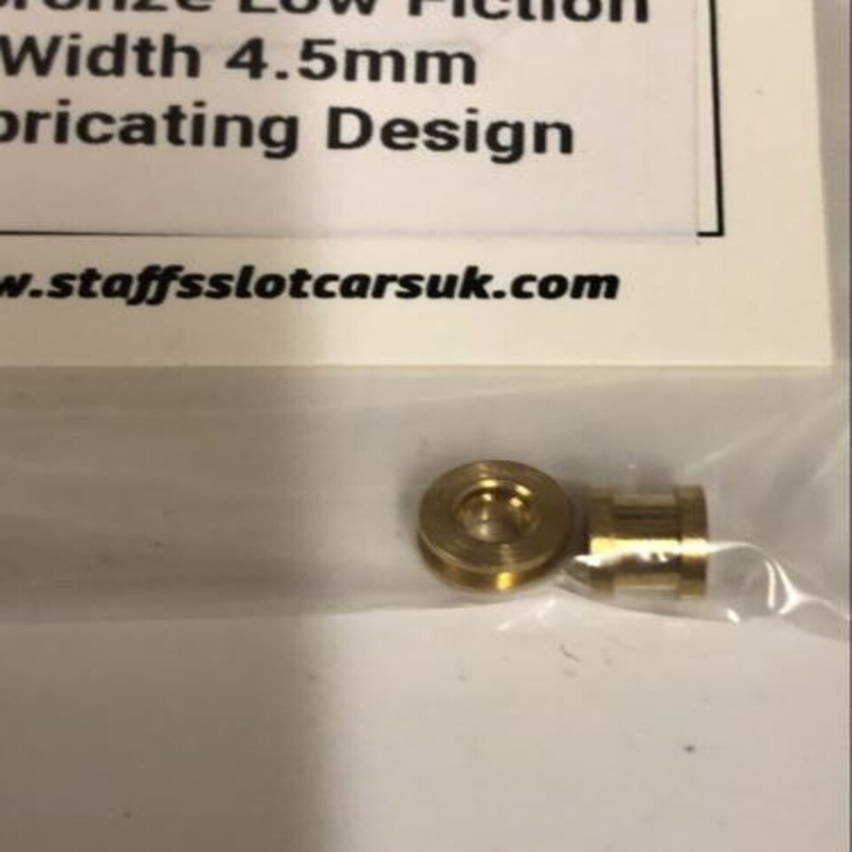 image 1 of Staffs 11 Bearings 2 x Bronze low fiction width 4.5mm lubricating design