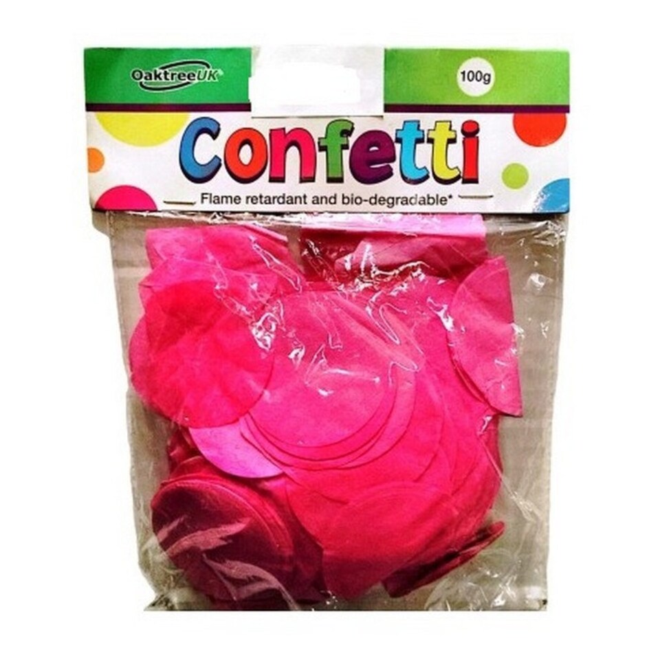 Oaktree Tissue Paper Round Confetti - Pink - One Size