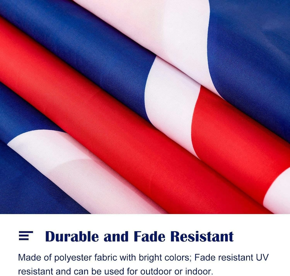 image 1 of 2 x 30ft Fabric Union Jack Bunting | Multi