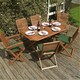 image 1 of 6 Seater Deluxe Plumley Garden Furniture Set (7ft x 5ft)