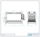 image 8 of Harbour Housewares Metal Kitchen Dish Drainer Rack 2-Tier Cutlery Holder Bowl Plate Drying Rack with Drip Tray