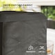 image 3 of Outsunny Heavy Duty Gas Pyramid Outdoor Patio Heater Cover, Black | Black | Black | 53L x 53W x 222H cm