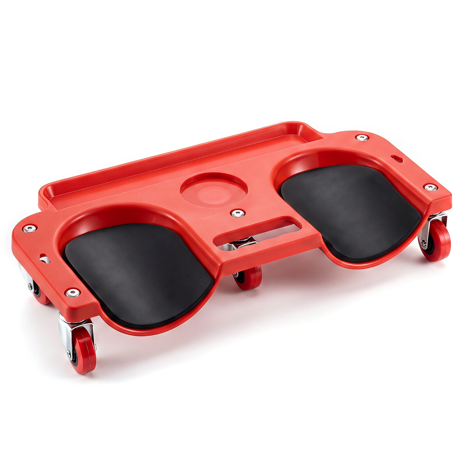 Costway Lightweight Kneeling Pads Foam Cushions & Built-in Tool Trays for Auto Repair Flooring Garage