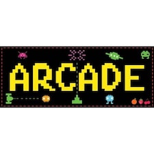 Retro Arcade Sign Decoration 50cm