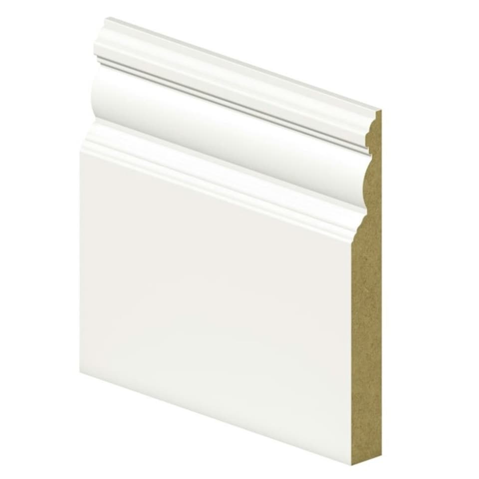 image 1 of PACK OF 20 - Edwardian White Primed MDF Architrave - 18mm x 94mm x 2200mm