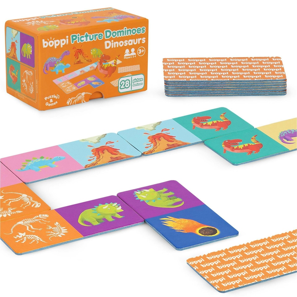image 1 of boppi Picture Dominoes Game - Dinosaurs