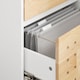 image 10 of SoBuy Mobile File Cabinet Printer Stand with 2 Drawers, White & Natural Wood, 17.7x17.7x23.2 inches, 19 kg - ASK06-WN