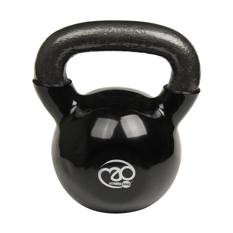 image 1 of Fitness Mad 4.5 kg Cast Iron Kettlebell, Black | Black | Black | 4.5