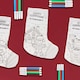 image 4 of Colour Your Own Christmas Stocking