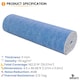 image 4 of NOVECRAFTO Carpet Underlay – 11mm Thick High-Density PU Foam Roll for Bedroom, Living Room & Stairs – Soft, Comfortable, Heat & Sound Insulating Blue | 5 sqm