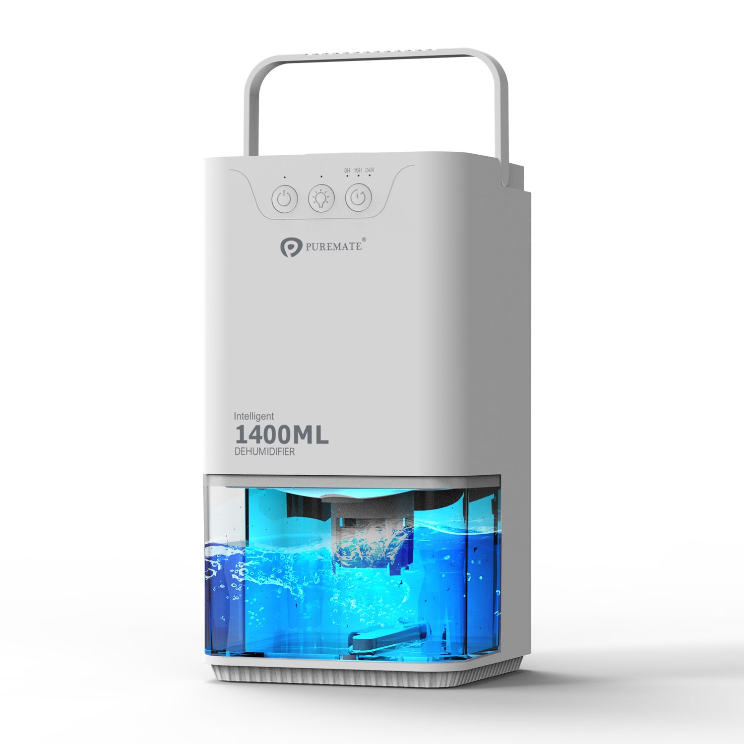 1400ml Mini Dehumidifier for Damp Mould Condensation and Moisture - White