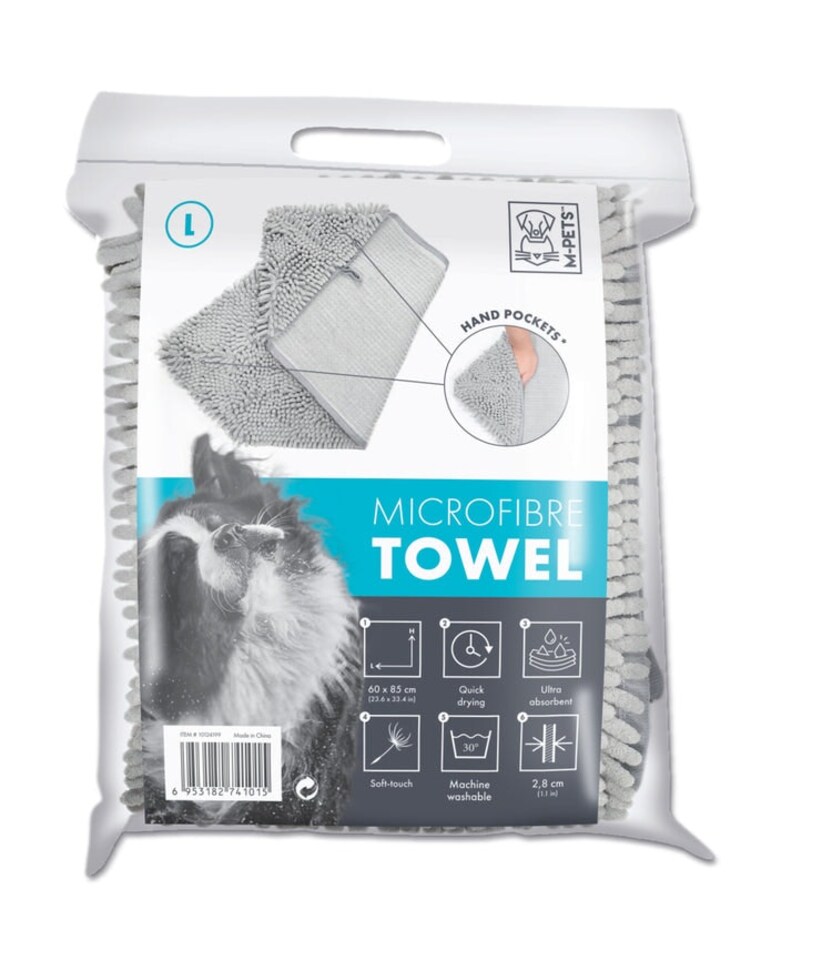 image 1 of M-PETS Microfiber Towel - L