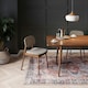 image 2 of KUKOON Red Teal Floral Medallion Non Slip Washable Low Pile Rug 200cm x 290cm Multi