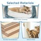 image 5 of Yaheetech 115 cm Ocean-themed Cat Tree Blue/White