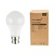 image 4 of ValueLights 10 Pack B22 White Plastic GLS LED 6W Warm White 3000K 500lm Light Bulb