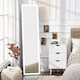 image 9 of HOMCOM Full-Length Mirror, 160  40 cm, Wall Mounted, Freestanding Floor Mirror with LED Lights and Remote Control, Dimming 3 Colour Modes, for Bedroom, Black