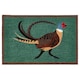 image 1 of My Mat Nylon Indoor Pattern Pheasant Green Door Mat 50x75