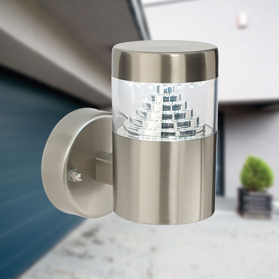 image 1 of Pyramid - Stainless Steel LED Outdoor Wall Light