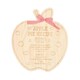 image 1 of Something Different Apple Pie Recipe Serving Board - Light Wood/Tan - One Size