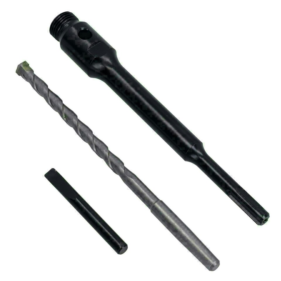 image 1 of 107mm x 150mm Dry Diamond Core Drill Cutter With 1/2in BSP SDS Arbor Guide