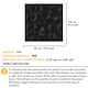 image 2 of NOVECRAFTO Decorative 3D Wall Panels (50cm x 50cm) Diamond Prestige Design PVC Cladding Panel