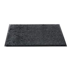 Sentry Barrington Cotton Washable Mat 24 x 36'' Charcoal - One Colour - One Size