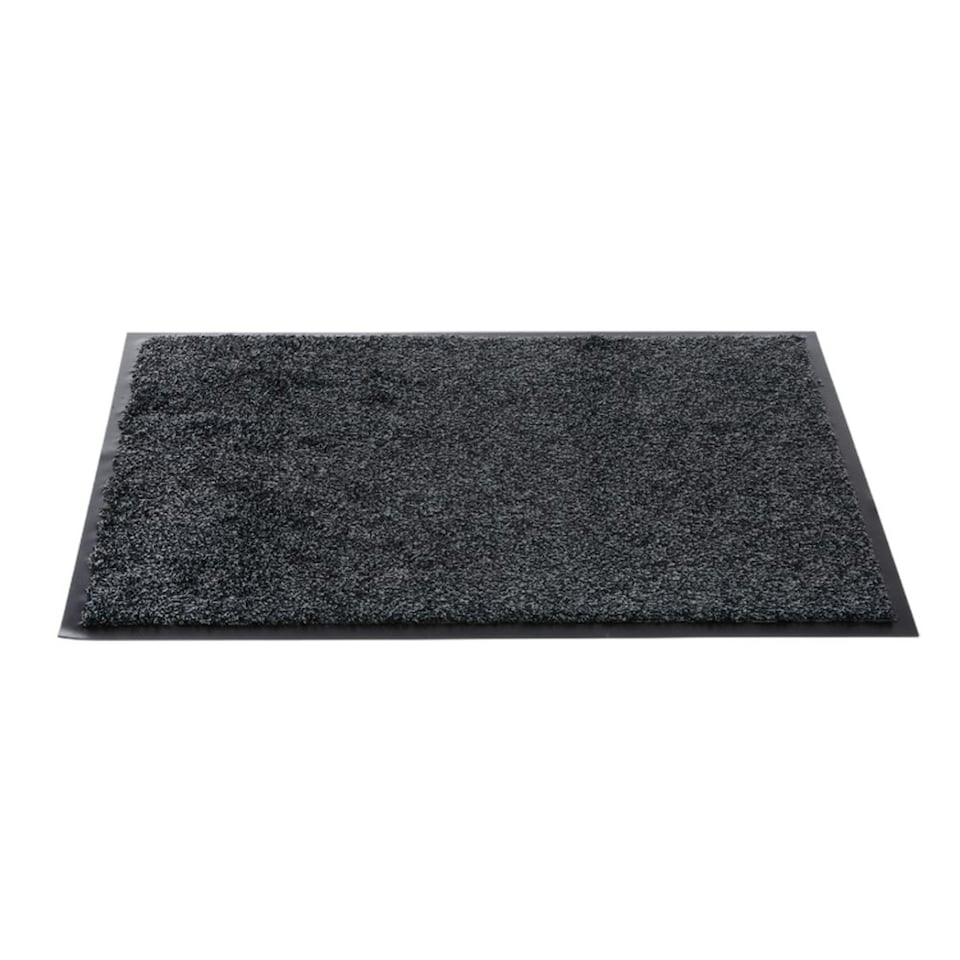 Sentry Barrington Cotton Washable Mat 24 x 36'' Charcoal - One Colour - One Size