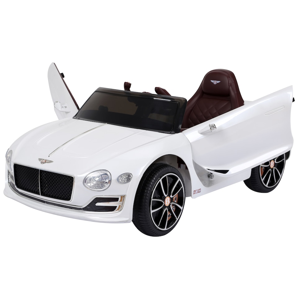 image 1 of HOMCOM Bentley GT Licensed 12V Electric Car for Kids, Kid's Electric Ride on with Remote Control, Ride on Car with LED Lights, Music, for 3-5 Years, White