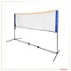 image 4 of Oypla Medium 4m Adjustable Foldable Badminton Tennis Volleyball Net