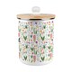 image 8 of Spring Flowers Compost Caddy - Metal 2L Decorative Kitchen Food Waste Bin
